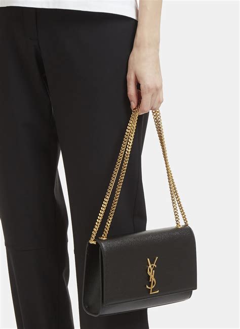 ysl kate medium black|ysl medium kate bag.